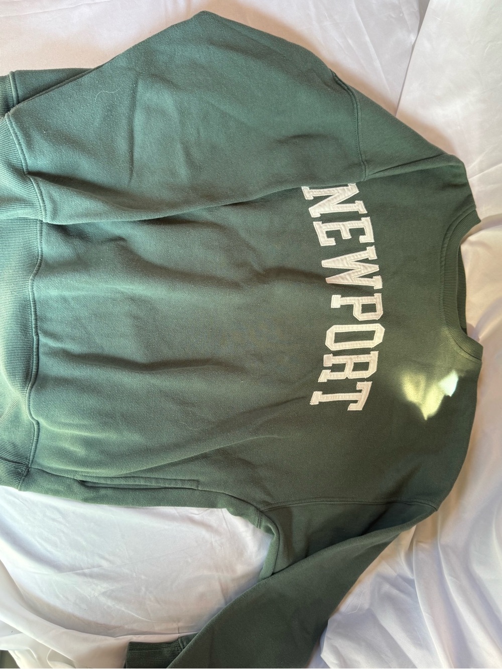 Newport Green Crewneck Sweatshirt